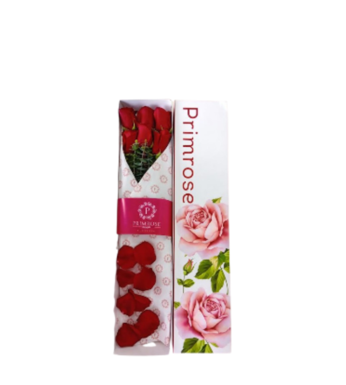 CAJA DE 6 ROSAS CAJA DE 6 ROSAS