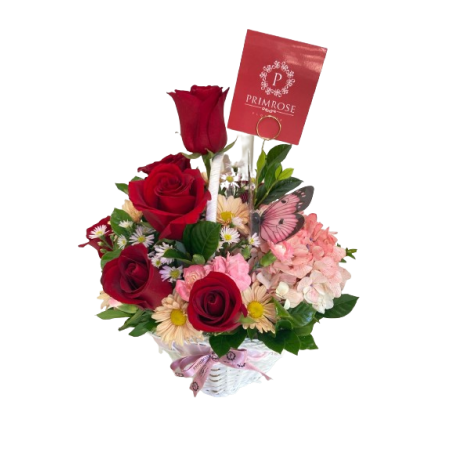 Canasta de 8 rosas Canasta de 8 rosas