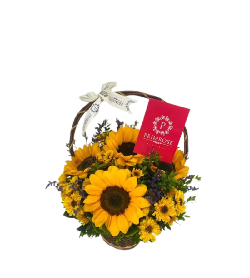 CANASTA DE 5 GIRASOLES