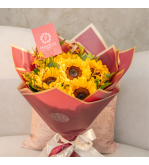 RAMO DE 6 GIRASOLES