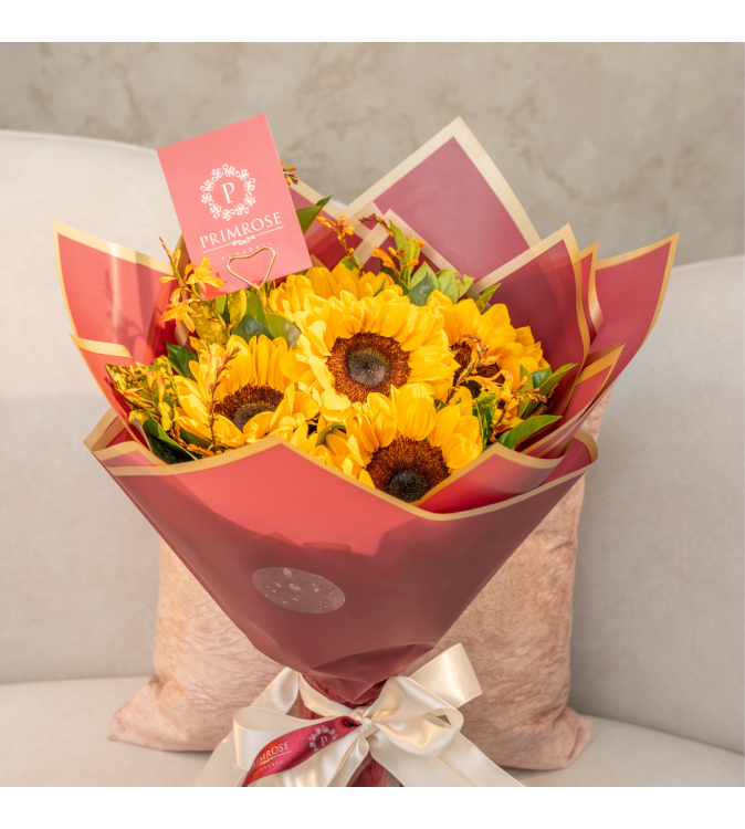 RAMO DE 6 GIRASOLES