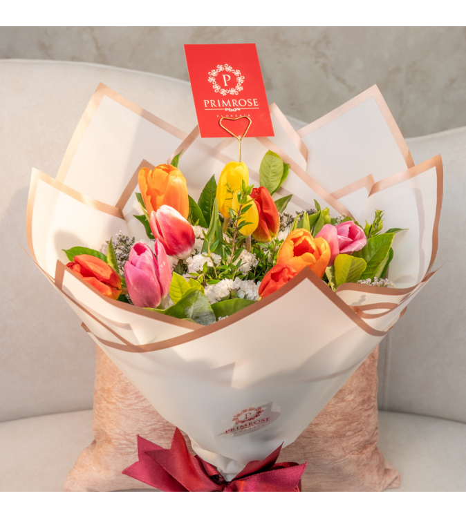 RAMO DE 10 TULIPANES