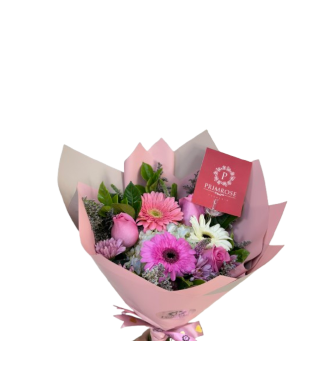 RAMO DE 3 GERBERA Y 3 ROSAS